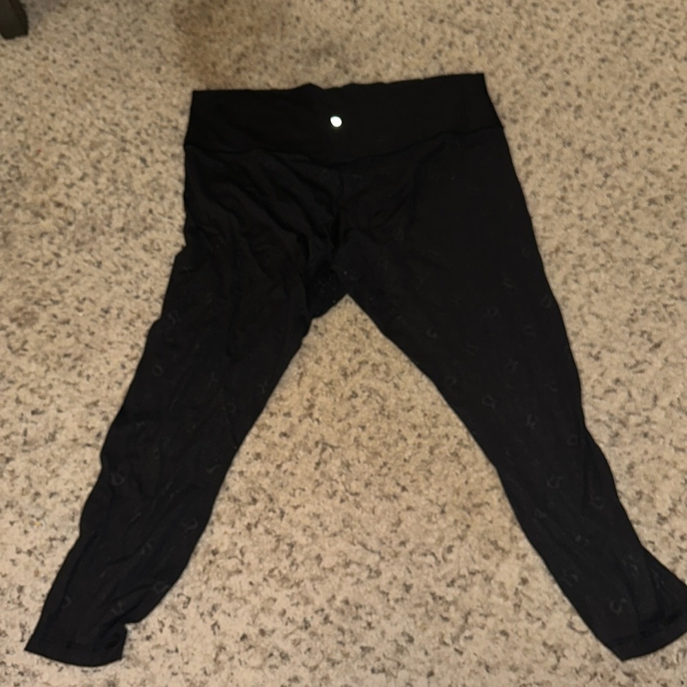 lululemon Align Black Leggings with Logo